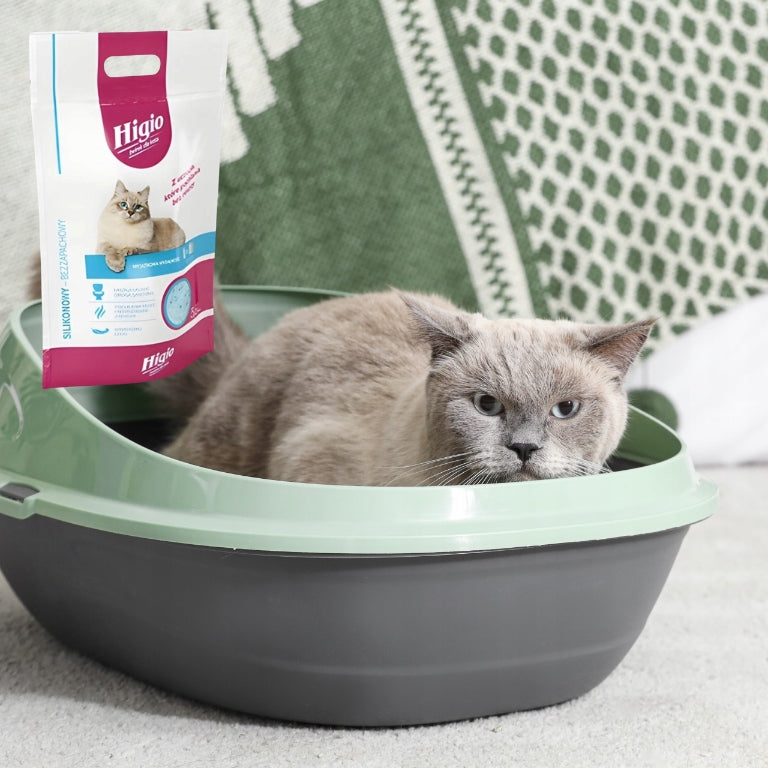 HIGIO Silicone Litter for Cat Colourless Absorbent Unscented 3,8L Manufacturer code 5903856875134