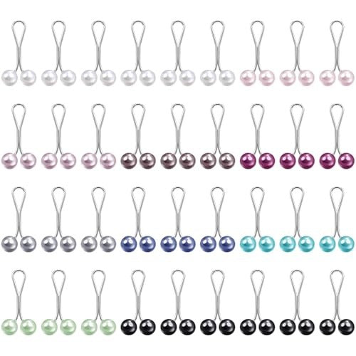 HIJAB PEARL CLIPS MULTICOLOR SCARF CLIPS 36 PCS GIFT Brand no brand