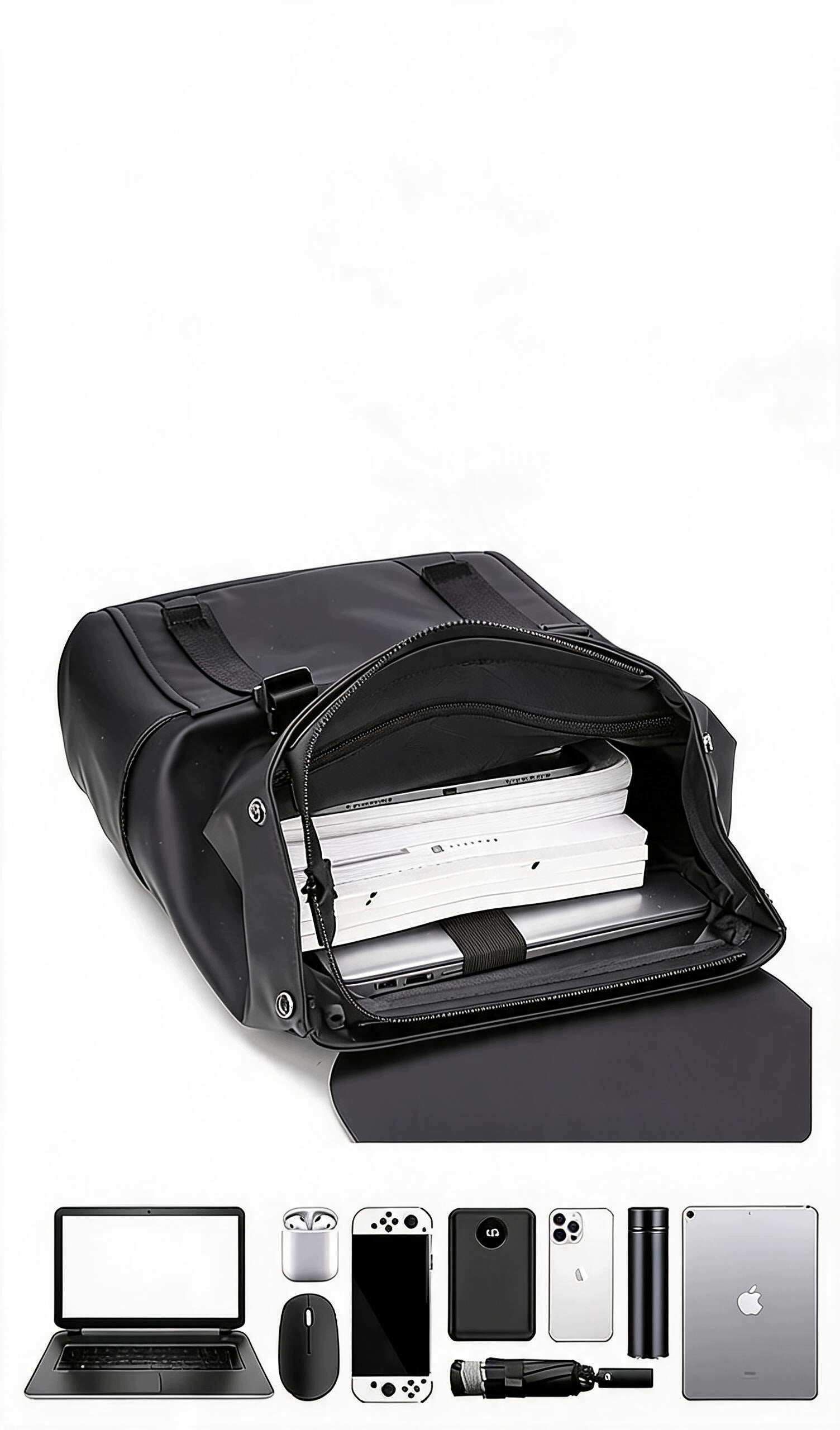 HIKING BACKPACK HEIGHT COMFORTABLE 46x39x15cm LARGE UP TO 15.6 INCH LAPTOP Packaging status original