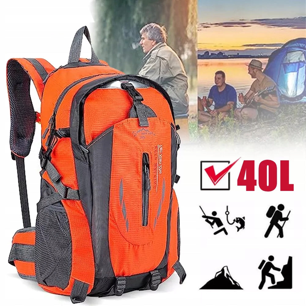 HIKING BACKPACK TREKKING MOUNTAIN IN THE MOUNTAINS 40L MEN'S WOMEN'S STRONG DURABLE Brand no brand