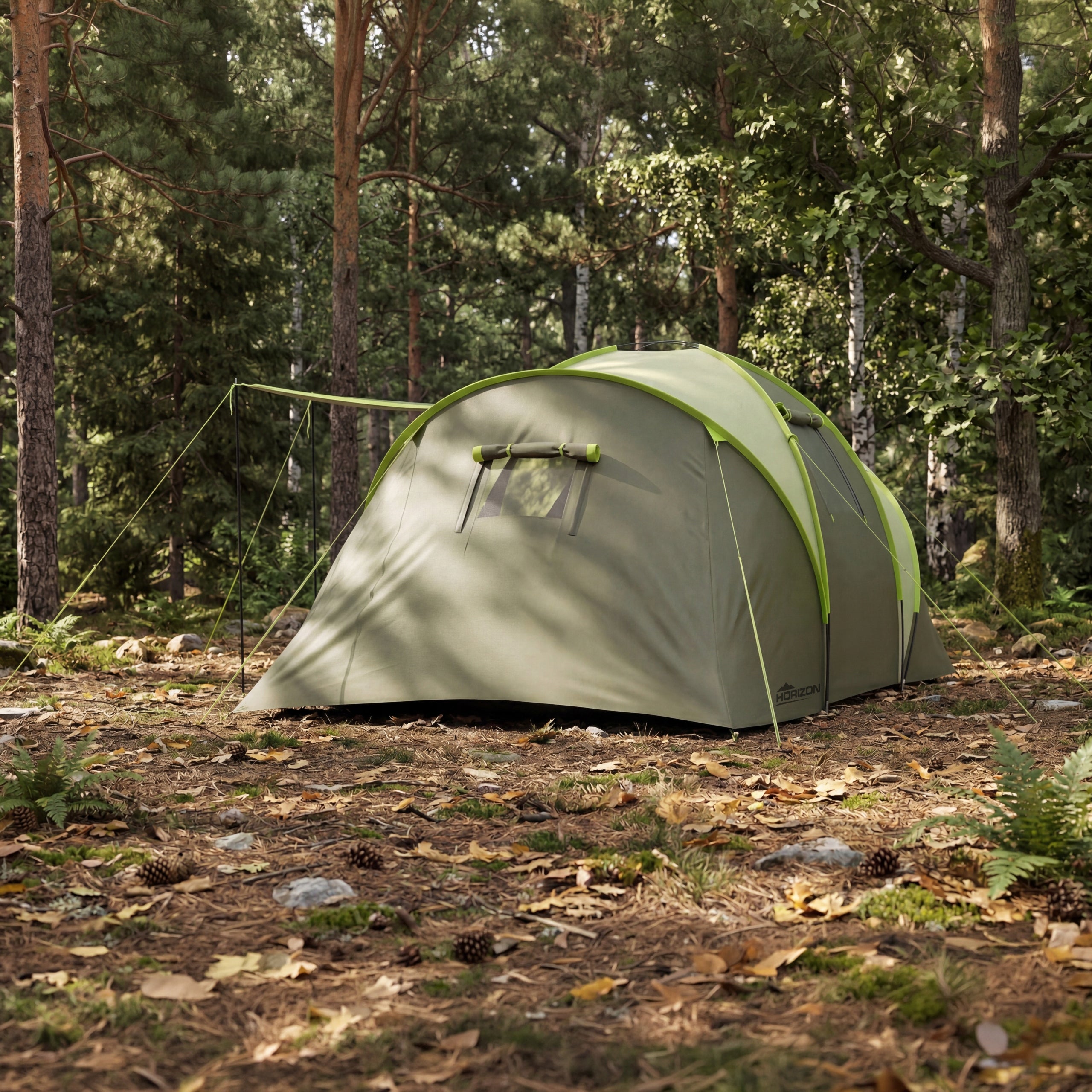 HIKING CAMPING TENT 6 PERSONS WATERPROOF FAMILY BEDROOM VAYOX Model HORIZON