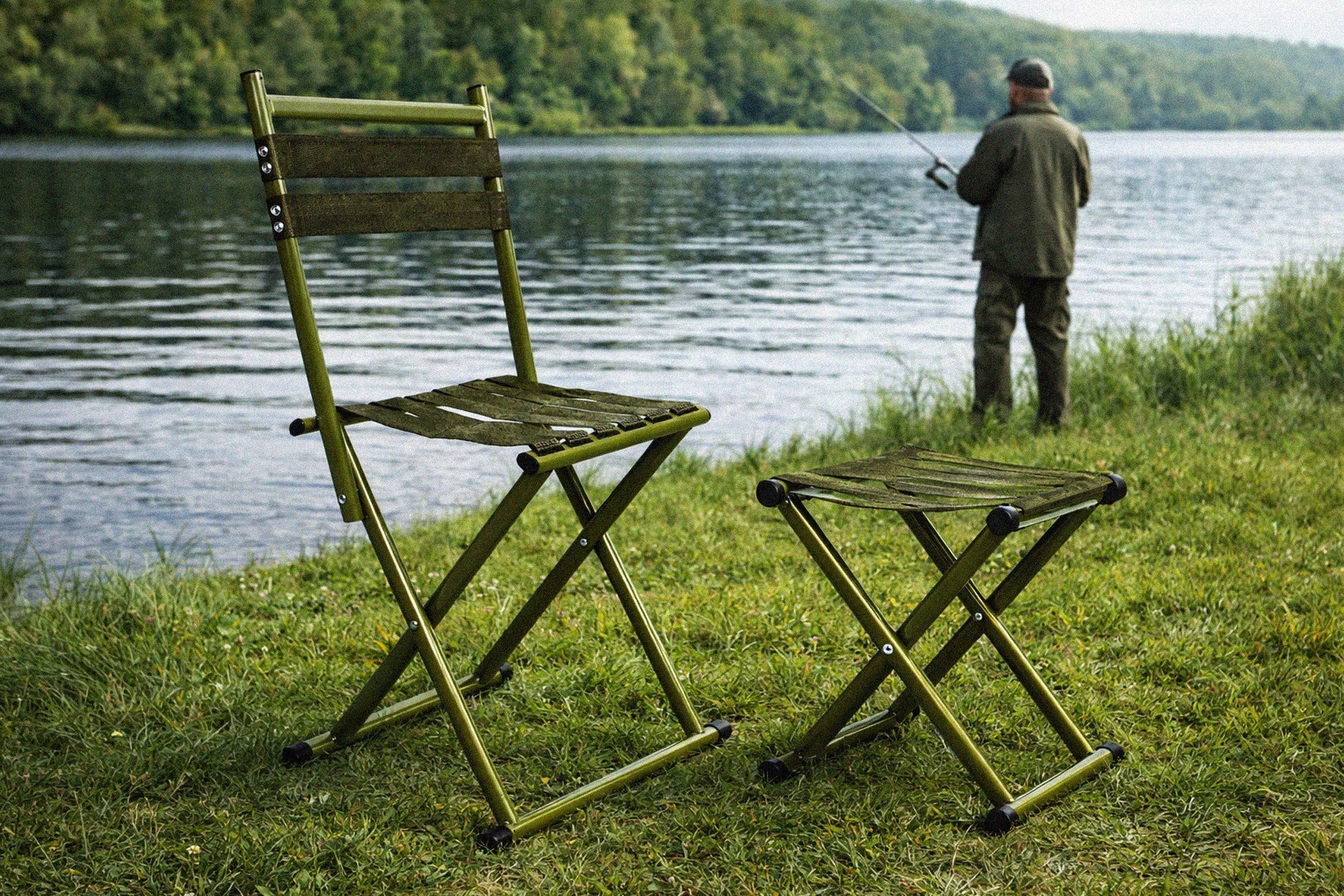 HIKING CHAIR FISHING FOLDING Camping Chair 2pcs Brand Gotel