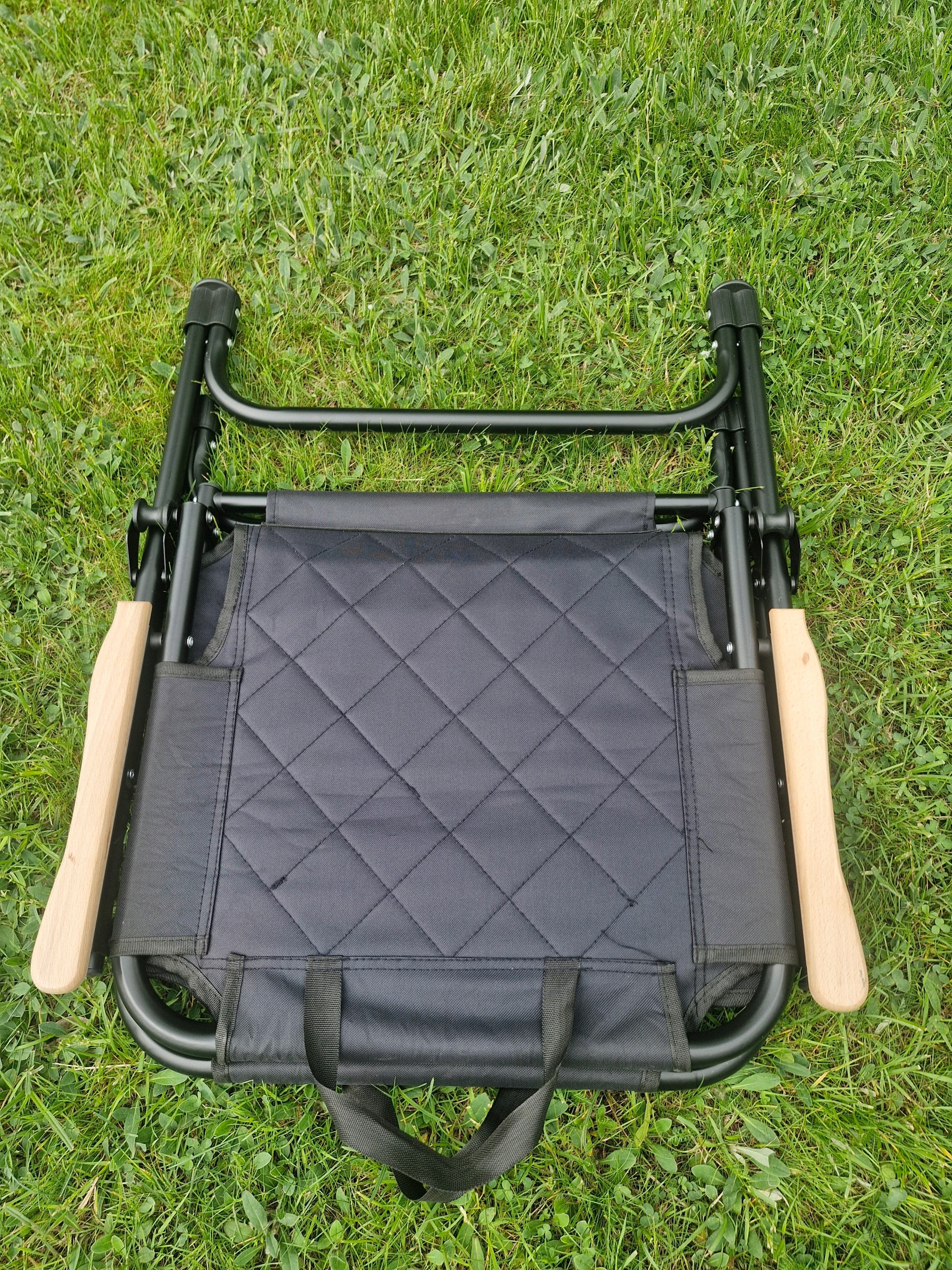 HIKING CHAIR FOLDING ARMCHAIR BEACH CHAIR BLACK Manufacturer code 00025470