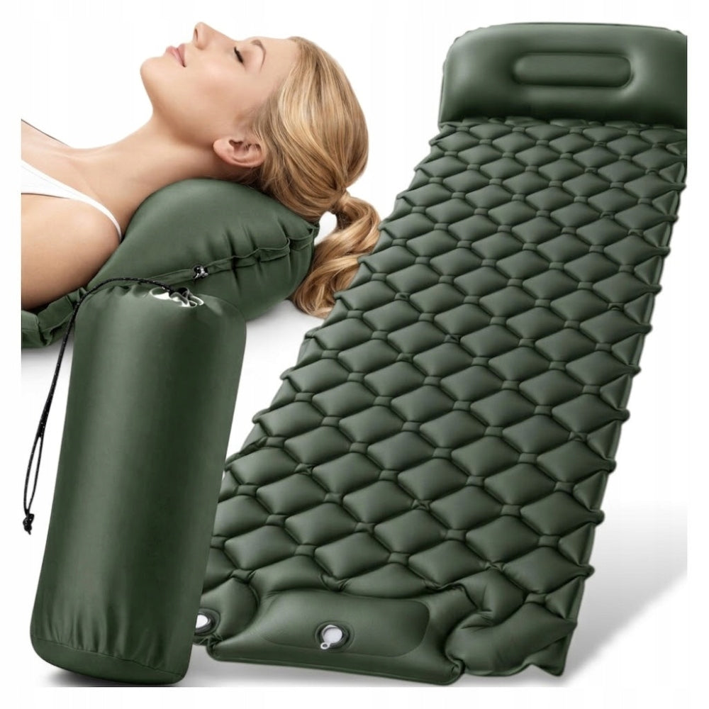 HIKING MATTRESS INFLATABLE SINGLE FOLDING PUMP COVER 190x60 Packaging status original