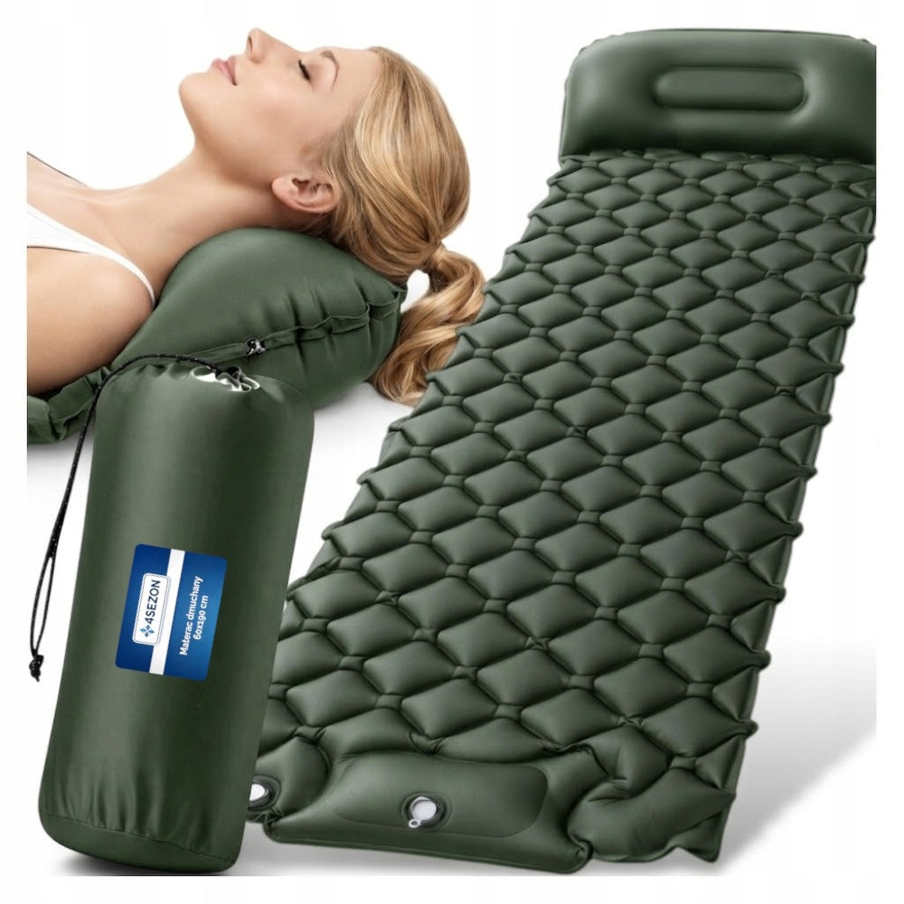 HIKING MATTRESS INFLATABLE SINGLE FOLDING PUMP COVER 190x60