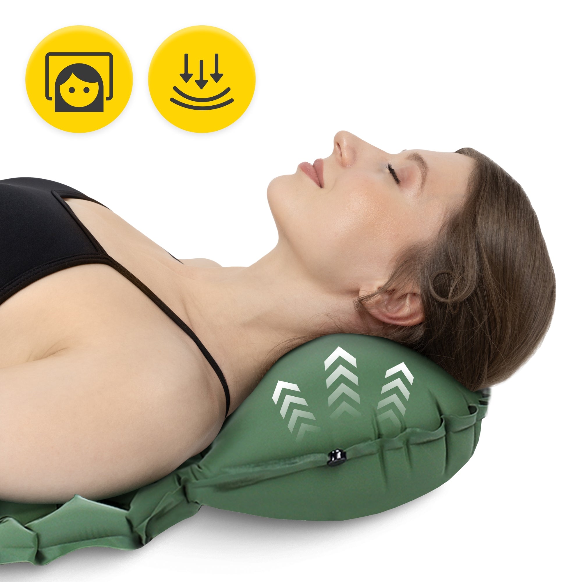HIKING MATTRESS SINGLE PERSON INFLATABLE TREKKING MOUNTAIN GOAT 190CM Brand Mountain Goat