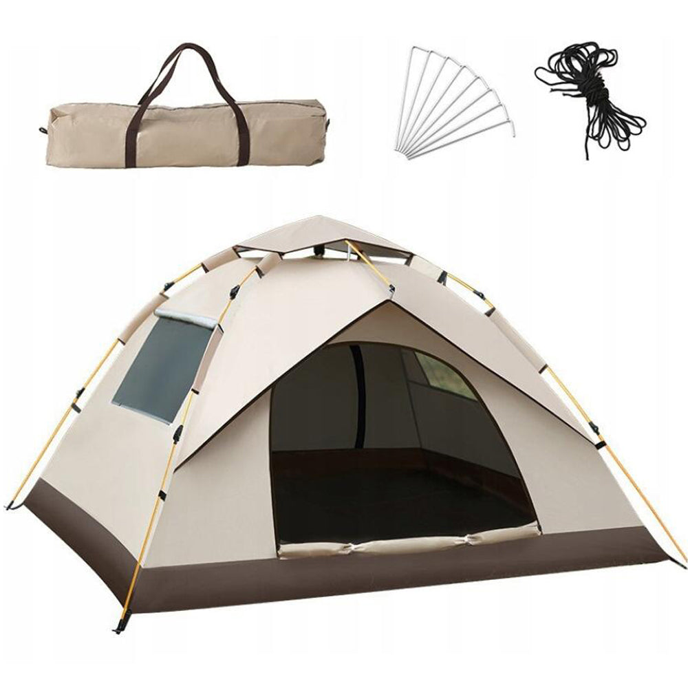 HIKING TENT 2-3 PERSON SELF-FOLDING CAMPING 210x150cm
