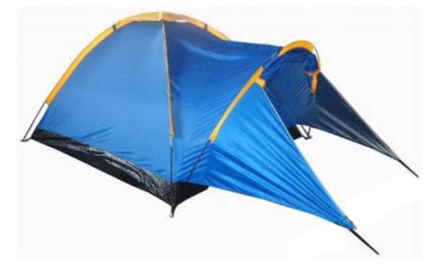 HIKING TENT 3-PERSON IGLO 210x180x120 cm BLUE LIGHT COVER