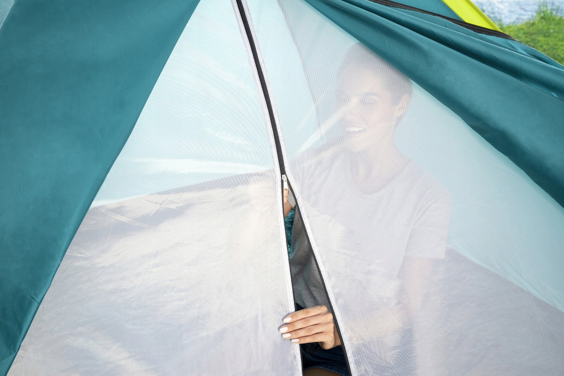 HIKING TENT FOR CAMPING WITH BAG LIGHT 205x145cm BESTWAY Waterproofness less than 1500 mm