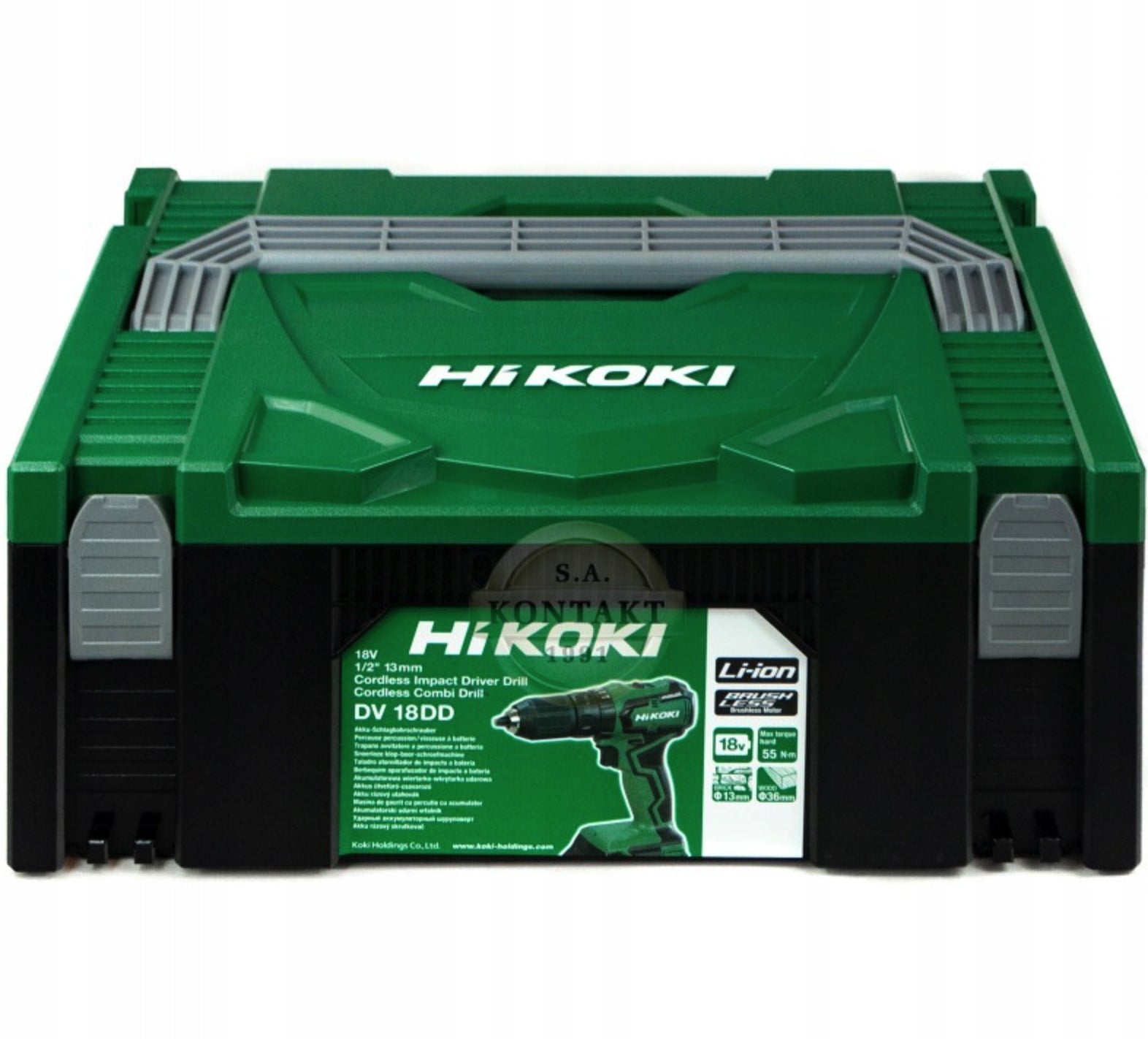 HIKOKI CORDLESS SCREWDRIVER 55NM 2X3,0AH DV18DD WQZ 18V SUITCASE Brand Hikoki