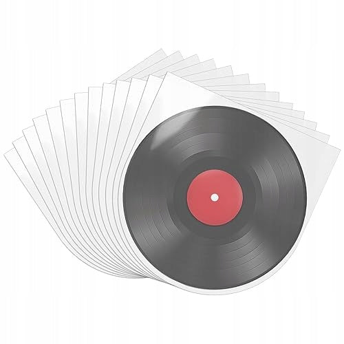 HIKPACKER 50PCS INNER FILMS FOR ANTISTATIC VINYL RECORDS