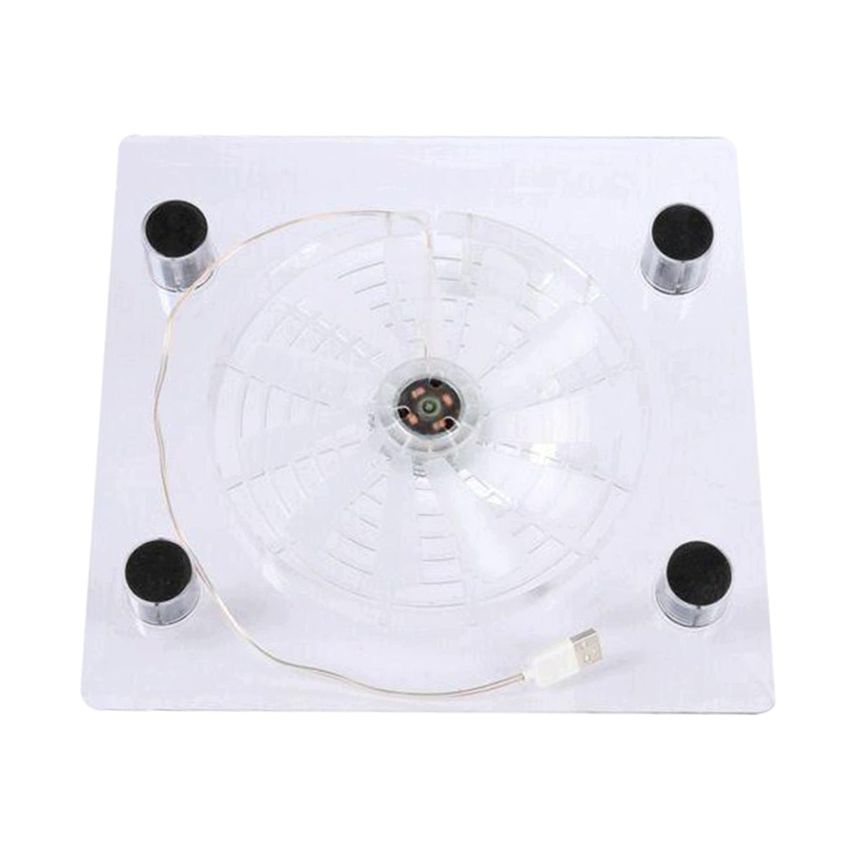 HILABEE RGB LED Cooler, USB Powered Cooling Fan Stand, Fan Cooling Pad for