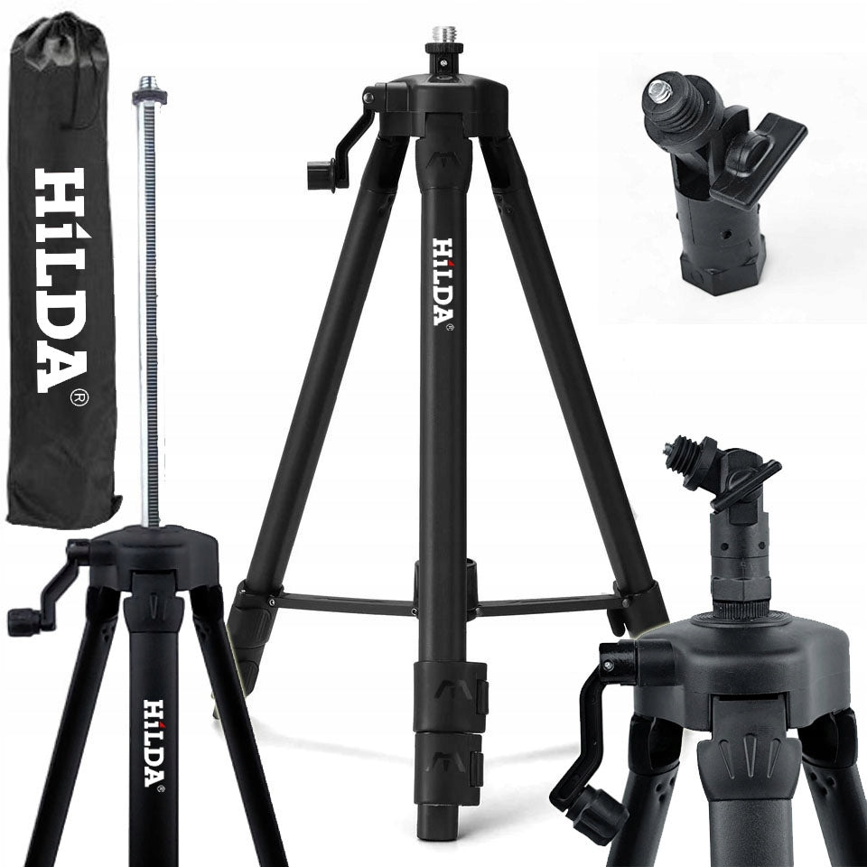 HILDA TRIPOD LEVEL STRONG 1,6 M ADJUSTMENT ADAPTER 1/4 5/8