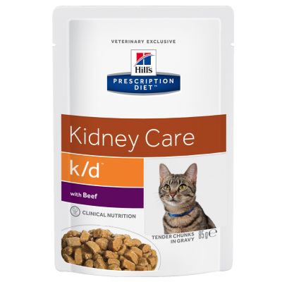 HILL'S PD FELINE K/D Kidney Care sachet Beef 85g Brand Hill's