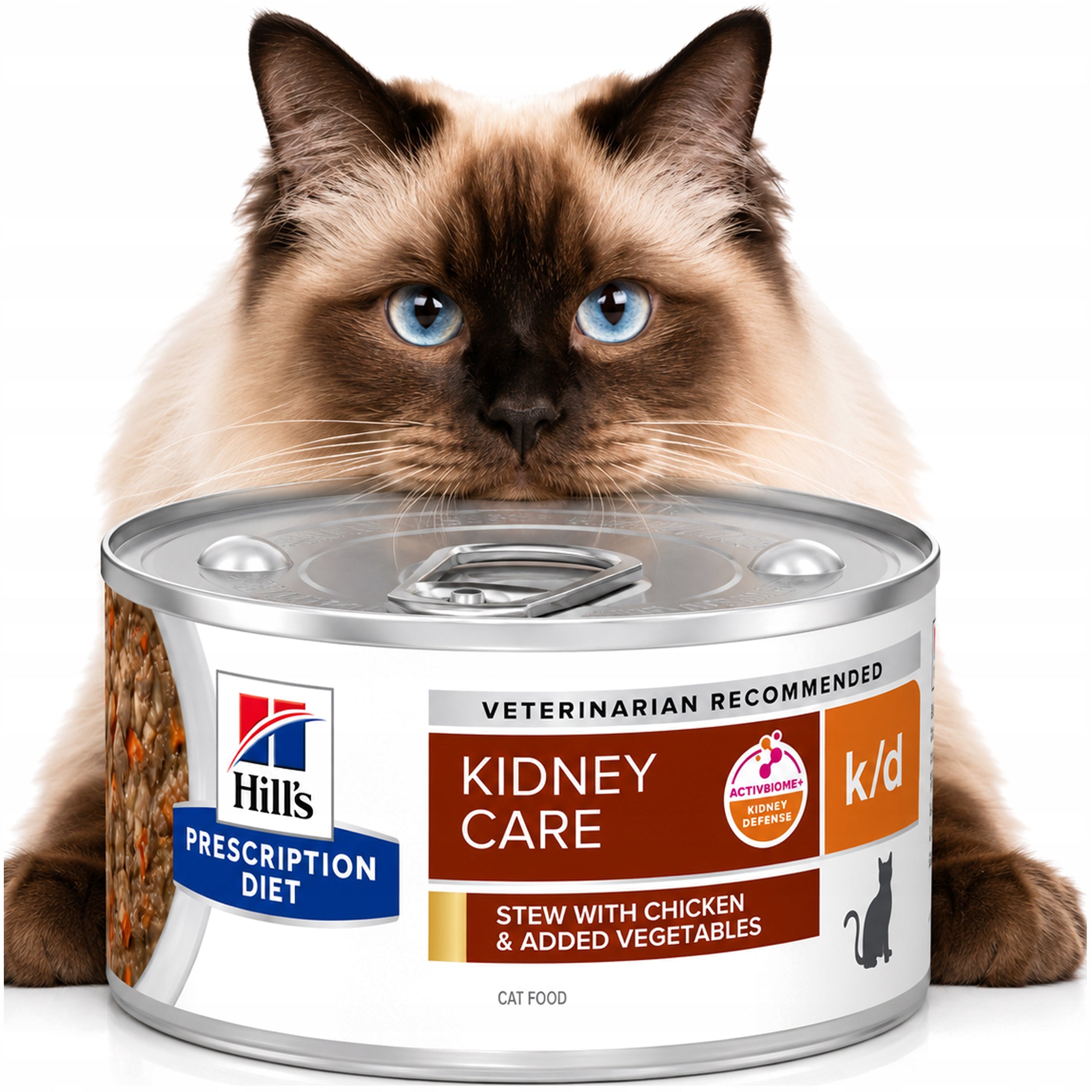 HILL'S PD Feline k/d Kidney Care Chicken Stew Can Food 82g