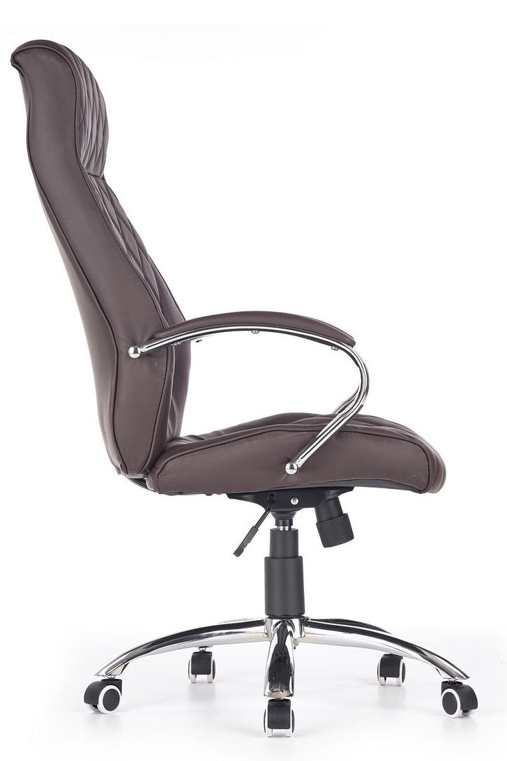 HILTON swivel chair office chair BROWN Brand Halmar