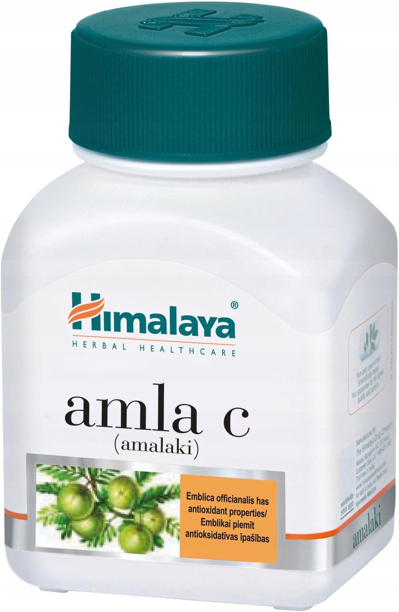 HIMALAYA AMLA C CAPSULES 60 PIECES VITAMIN C ANTIOXIDANT IMMUNITY