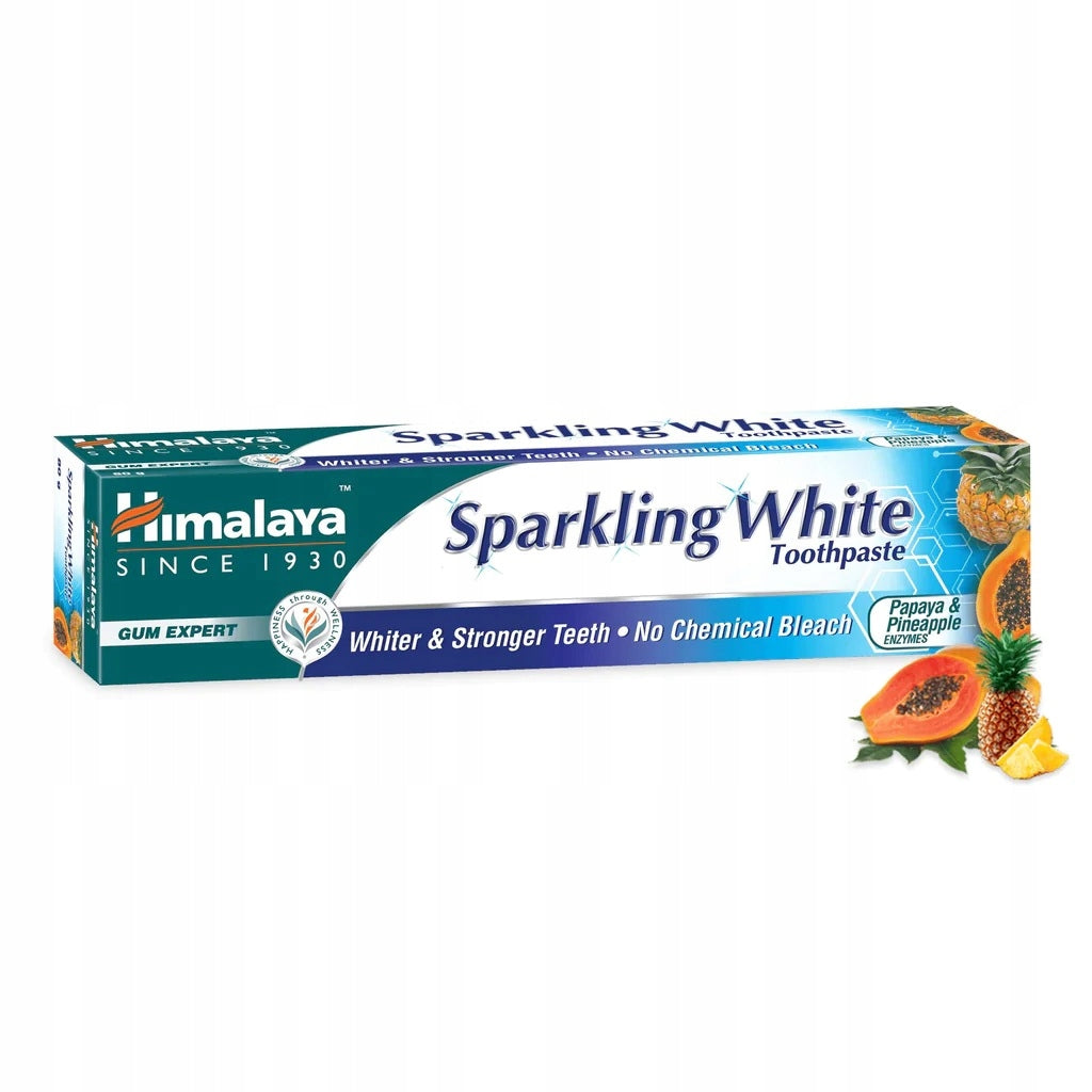 Aufhellende Zahnpasta Sparklin White, Himalaya Herbals, 80 g 