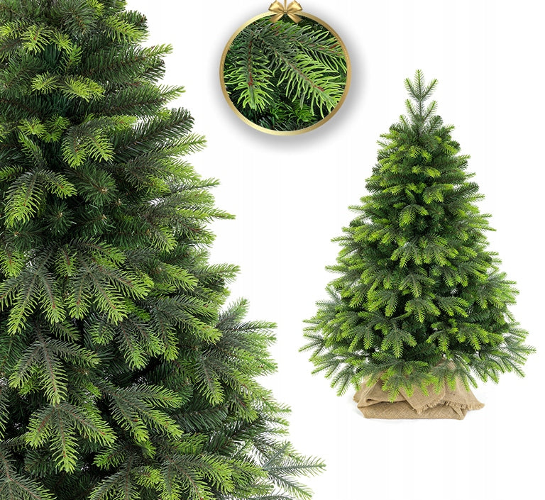 HIMALAYAN SPRUCE ARTIFICIAL CHRISTMAS TREE IN PE+PVC POT 100cm
