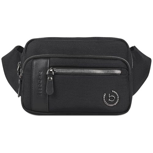 HIP BAG NYLON BLACK UNISEX SHOULDER STRAP ADJUSTABLE FOR HOME Brand no brand