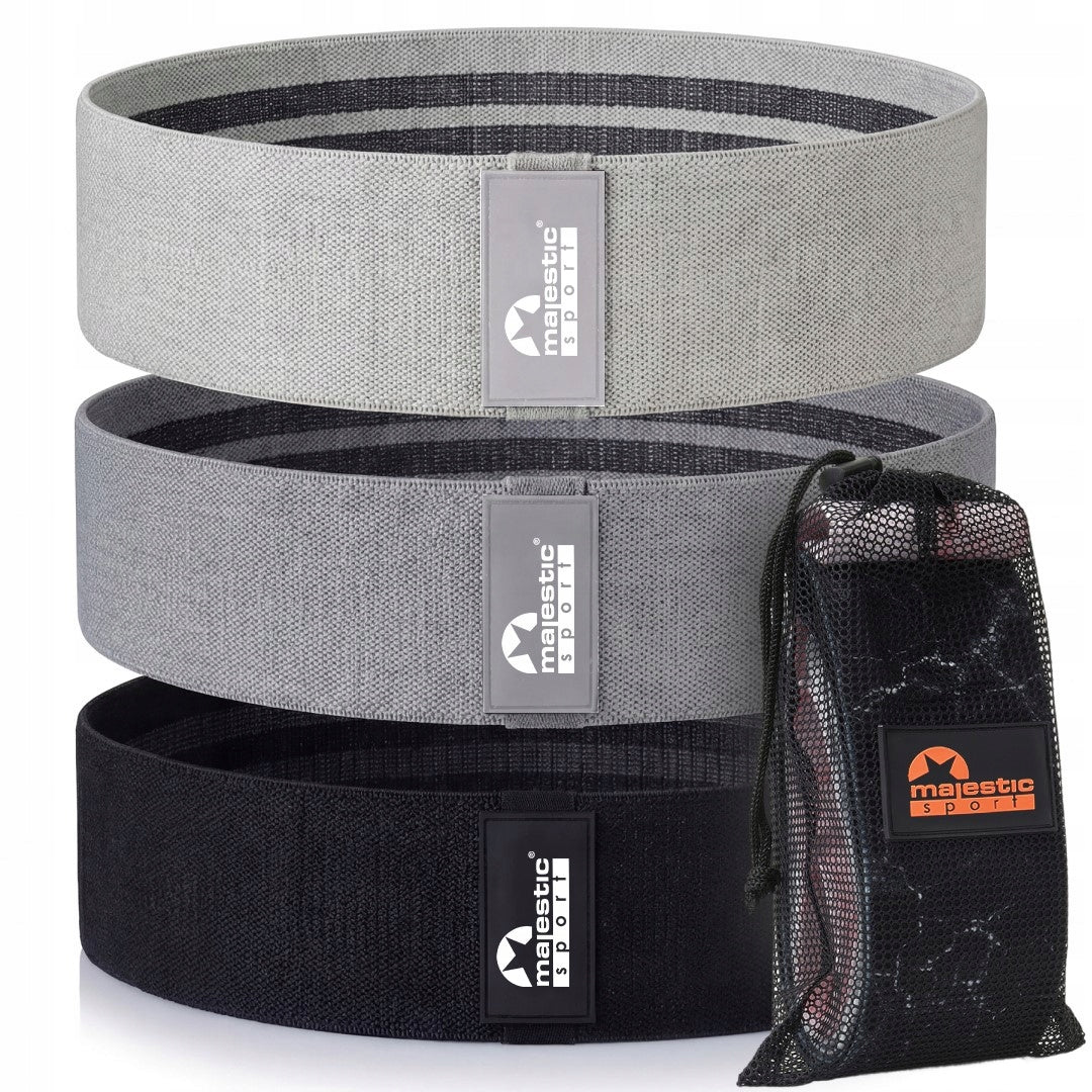 HIP BAND Exercise Rubber Set Fitness Resistance Bands x3