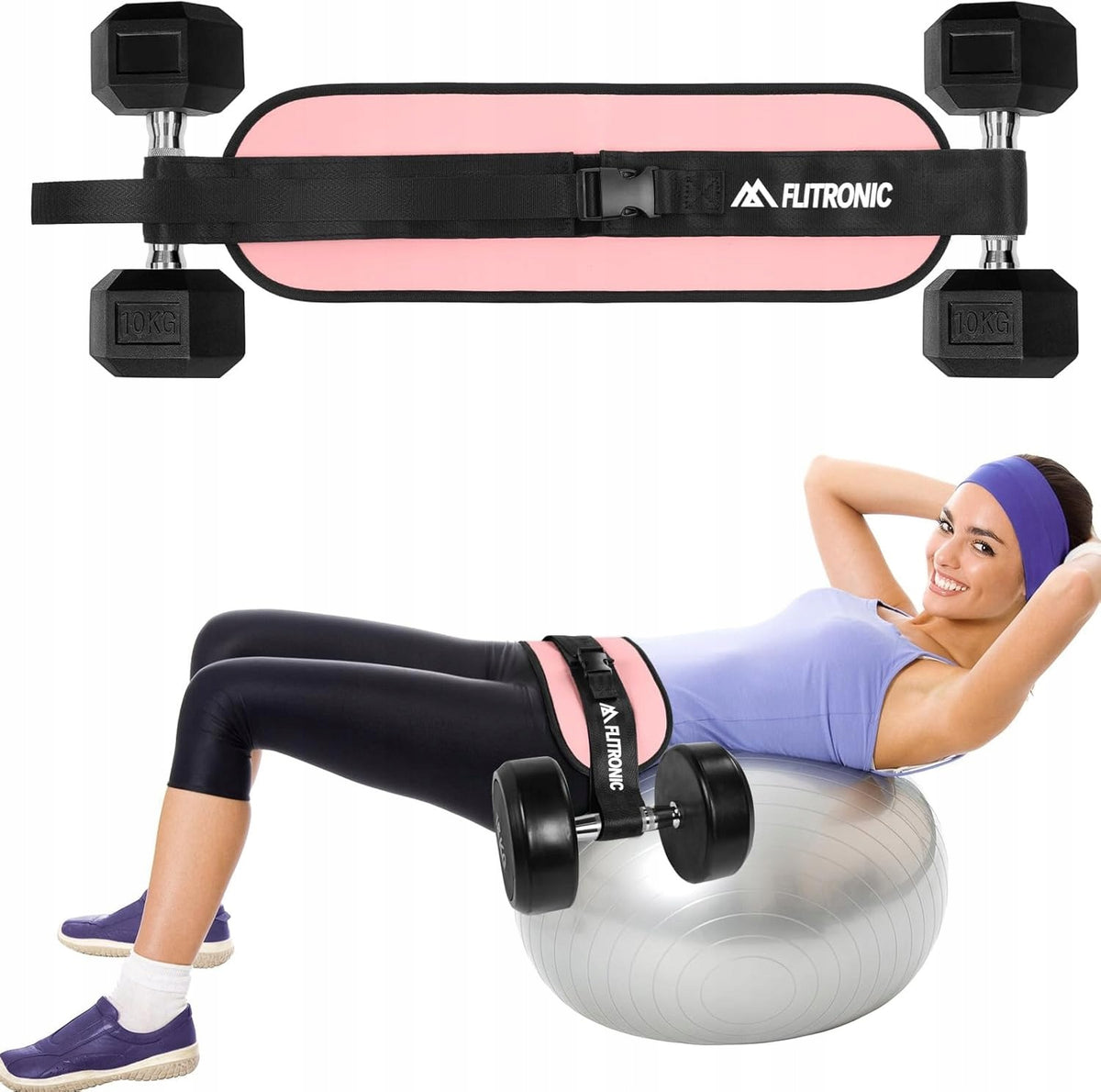 HIP BELT BUTT EXERCISES TRAINING AT HOME HIP THRUST FITNESS