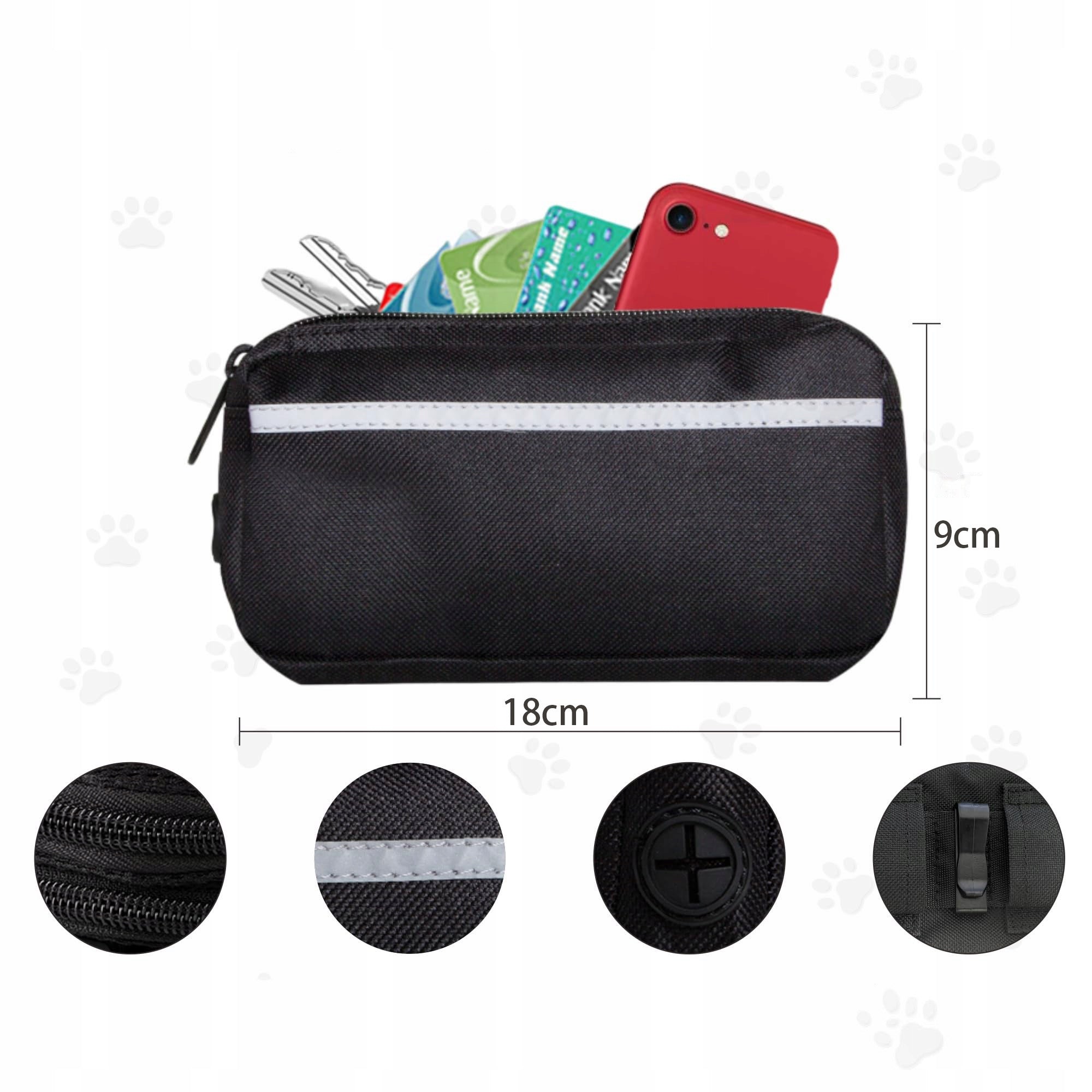 HIP trekking belt with running shock absorber with Dog elastic leash Material fabric