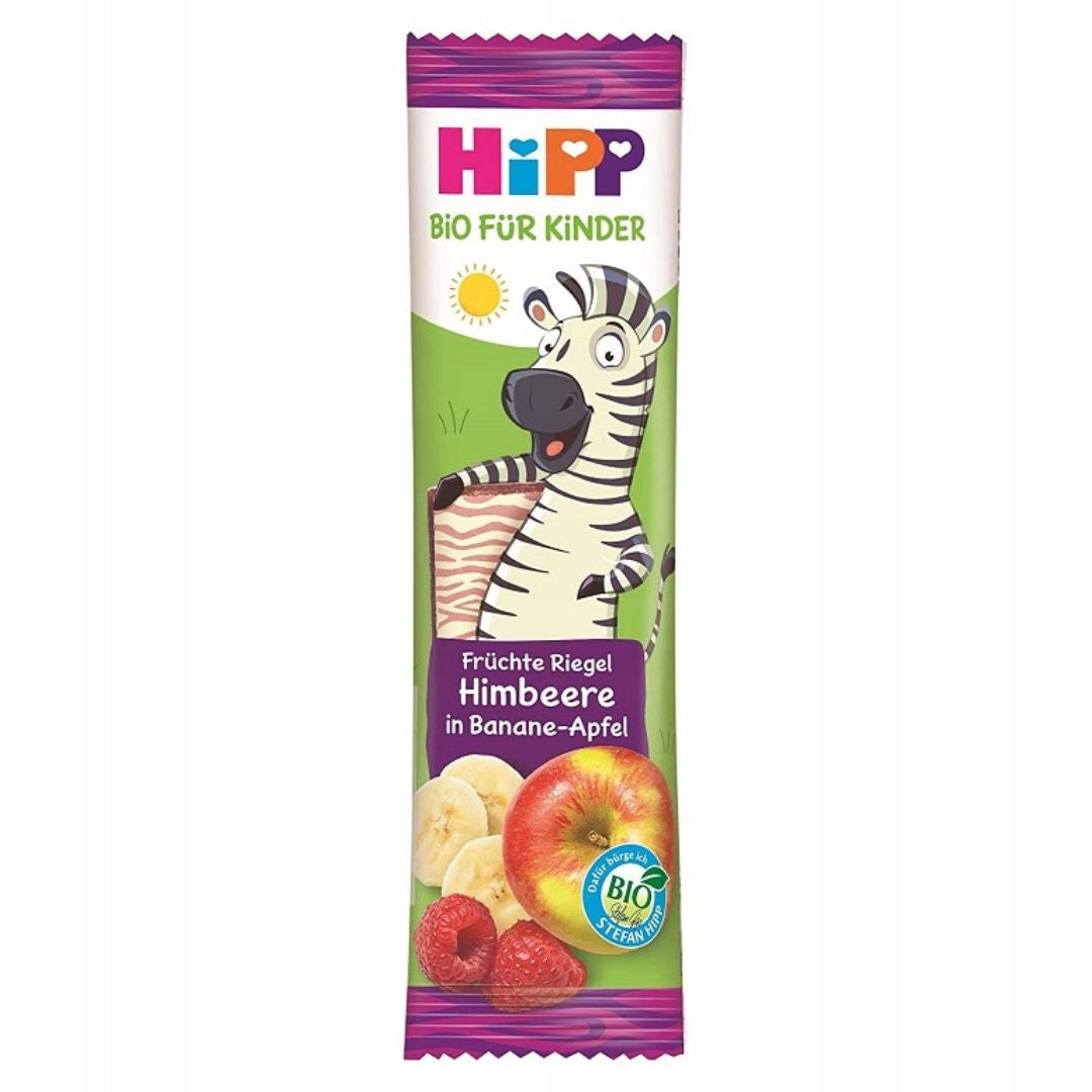 HIPP BIO HEALTHY BAR ZEBRA RASPBERRY BANANA APPLE AND HEALTHY CEREALS 23g Brand Hipp