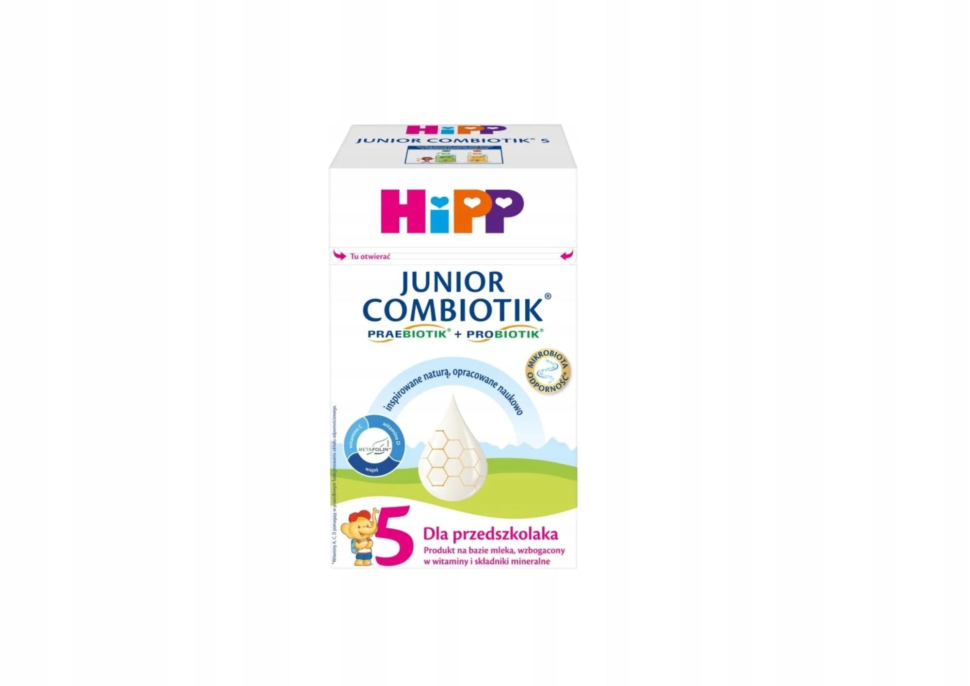 HIPP, Junior Combiotik 5, modified milk for preschooler, 550 g