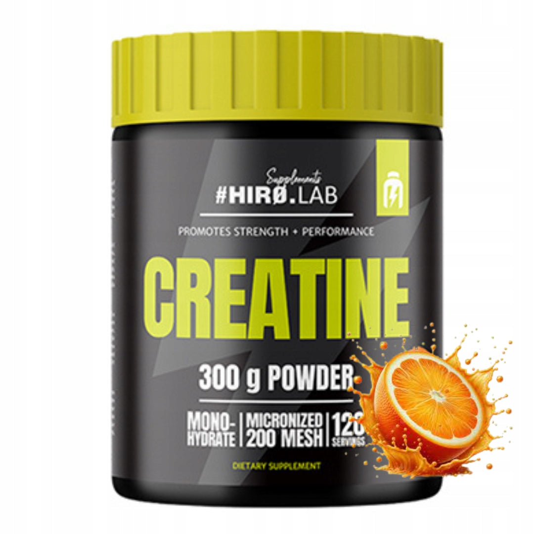 HIRO.LAB Creatine 300g creatine taste orange monohydrate endurance