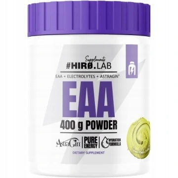 HIRO LAB EAA 400G ESSENTIAL AMINO ACIDS ASTRAGIN ELECTROLYTES TASTE APPLE