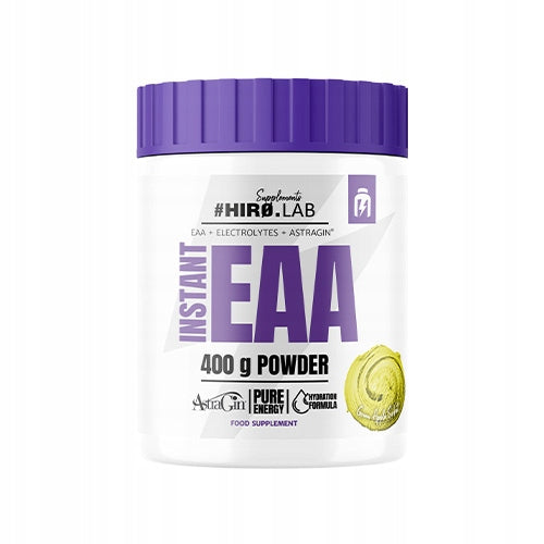 HIRO LAB EAA 400G ESSENTIAL AMINO ACIDS ASTRAGIN ELECTROLYTES TASTE LEMON