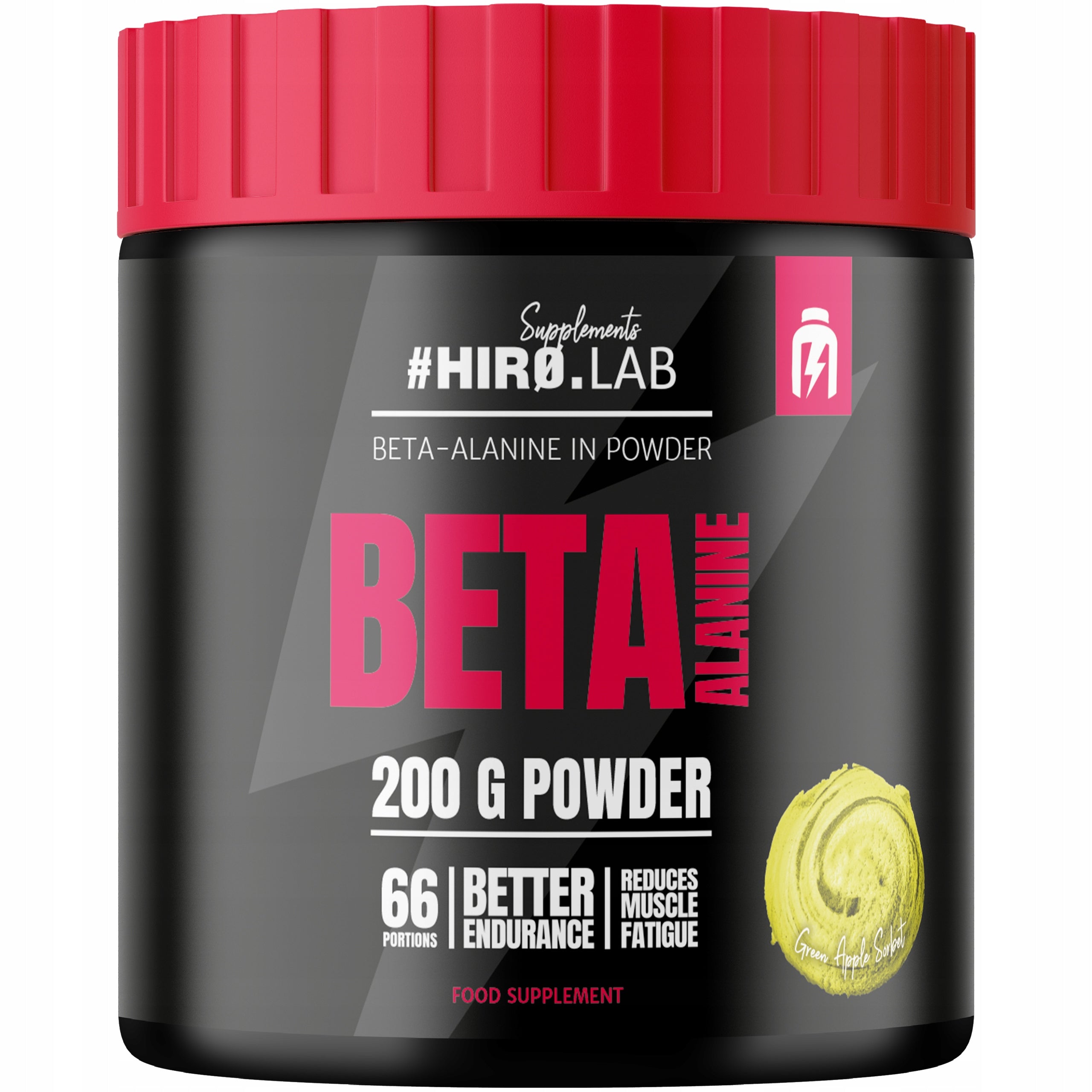 HIRO.LAB pre-workout supplement beta-alanine powder 200 g 200 ml