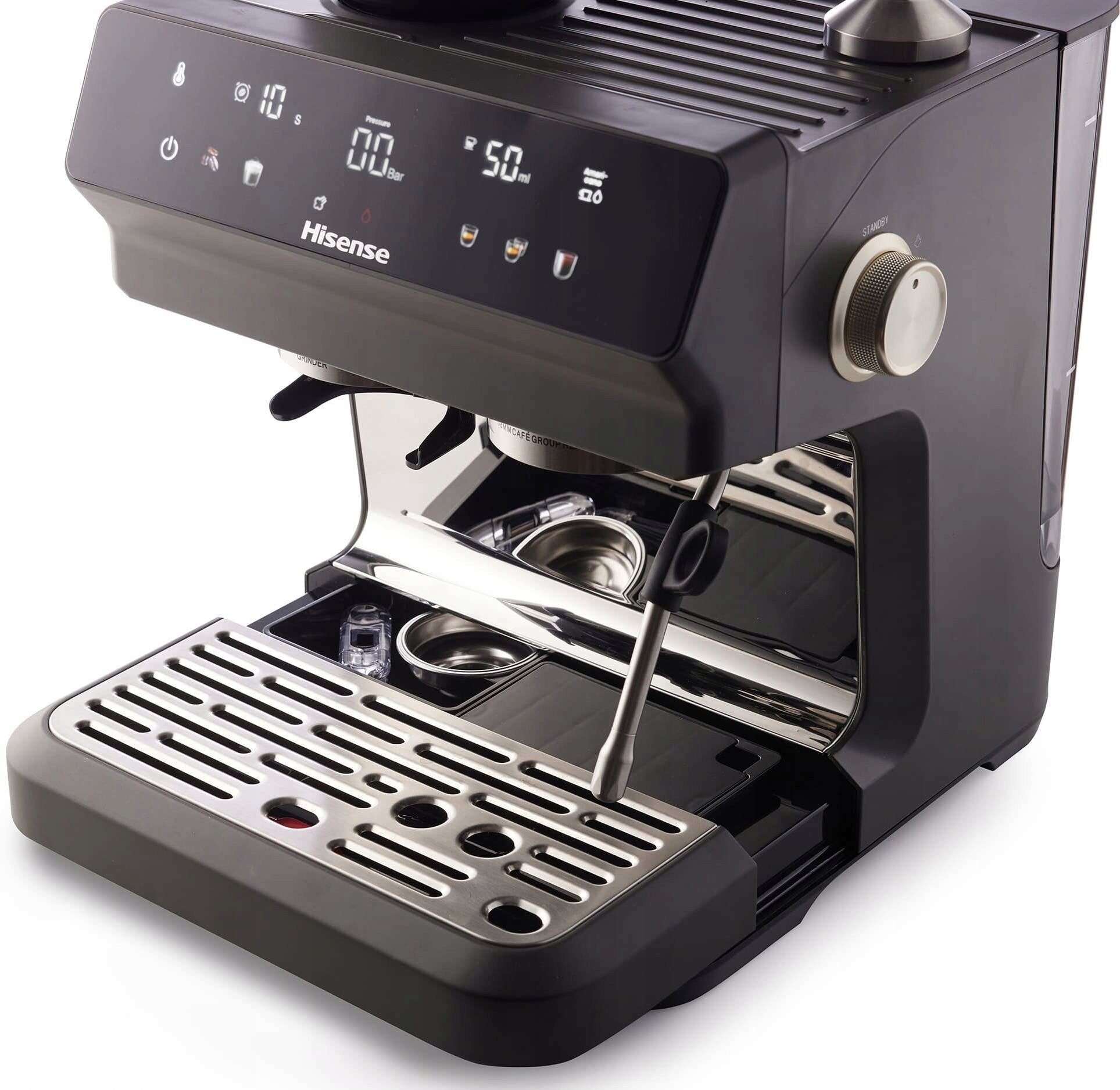 HISENSE HSACM20LP Barista Style flask maker with grinder Model HSACM20LP