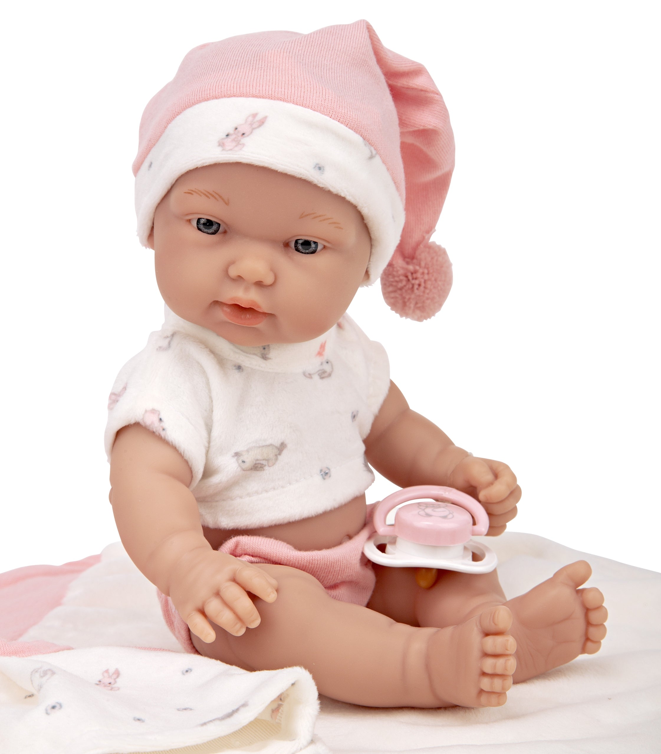Žaislinis kūdikėlis su priedais Arias, 26 cm