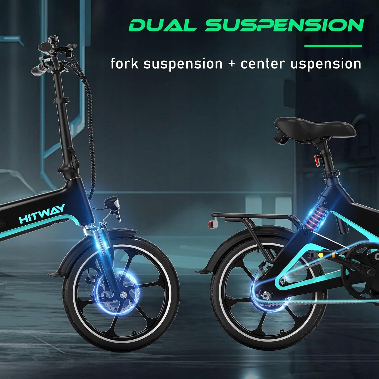 HITWAY 16" Electric Bike E-Bike 250W 70KM, 2 Years Warranty, Free Delivery Brand Hitway