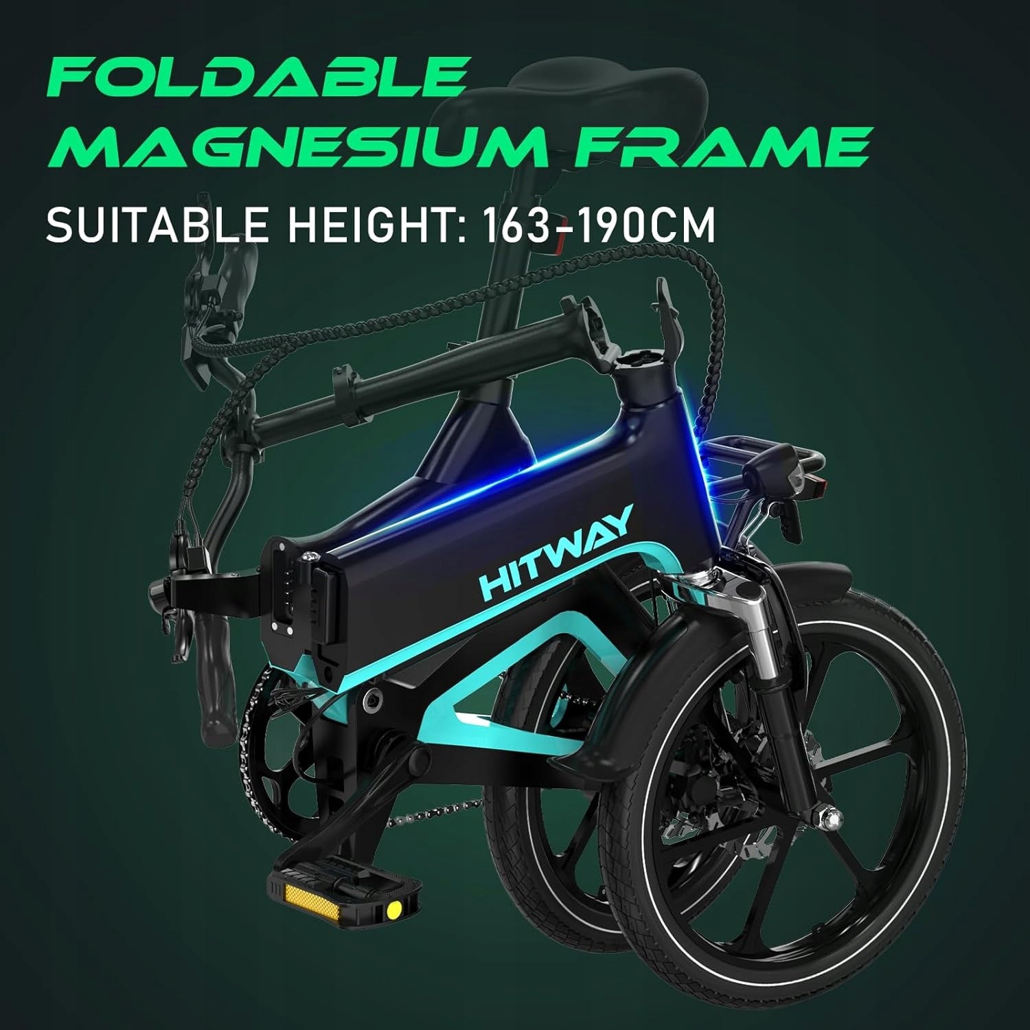 HITWAY 16" Electric Bike E-Bike 250W 70KM, 2 Years Warranty, Free Delivery Model BK2