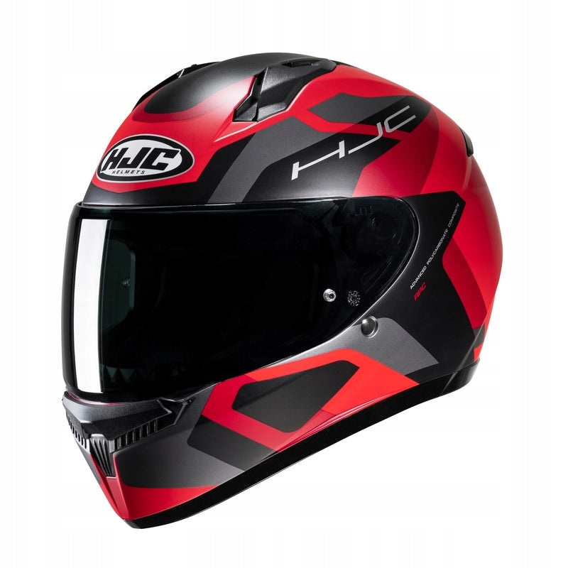 HJC C10 TINS BLACK/RED Motorcycle helmet