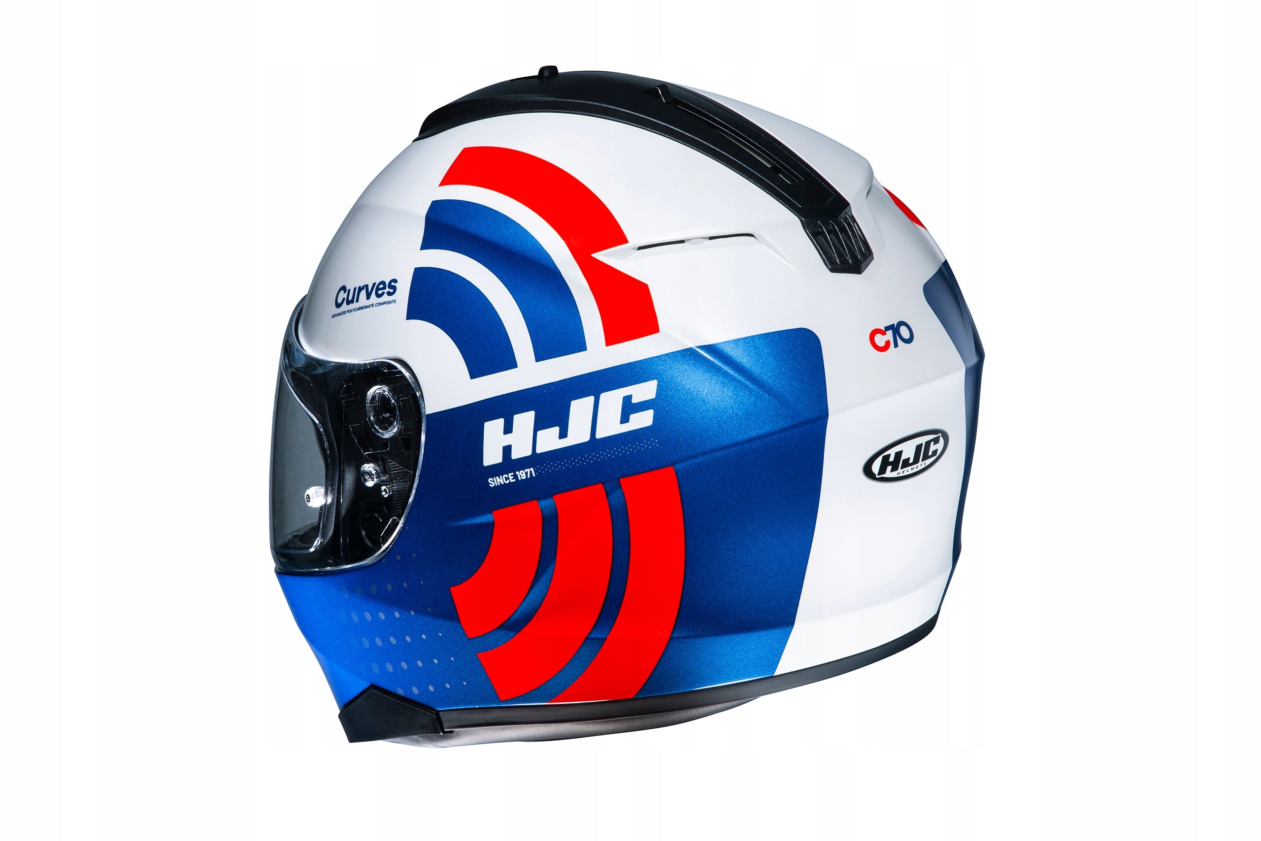 HJC C70 CURVES BLUE/WHITE/RED S HELMET EAN (GTIN) 8804269304143