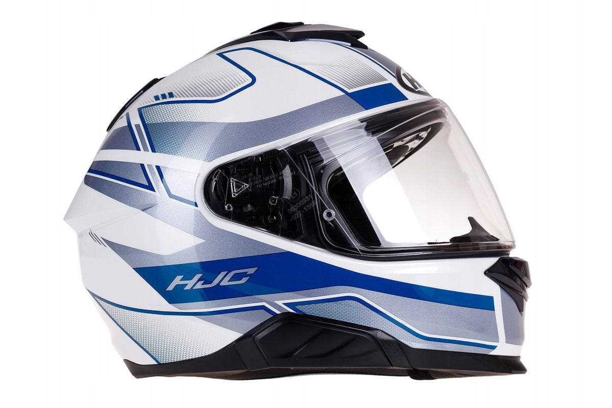 HJC I71 IORIX BLUE/SILVER PINLOCK HELMET ECE 22-06