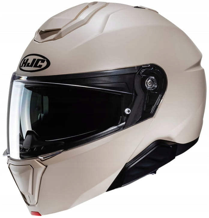 HJC I91 SOLID SEMI FLAT SAND BEIGE MOTORCYCLE HELMET XL