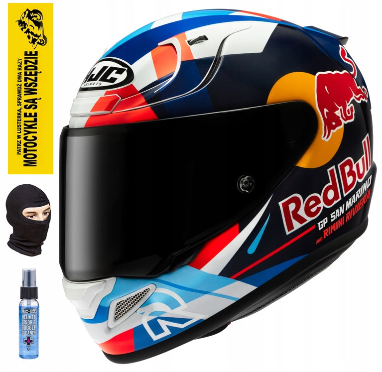 HJC INTEGRAL HELMET RPHA12 RED BULL MISANO GP 2 XXS + FREEBIES