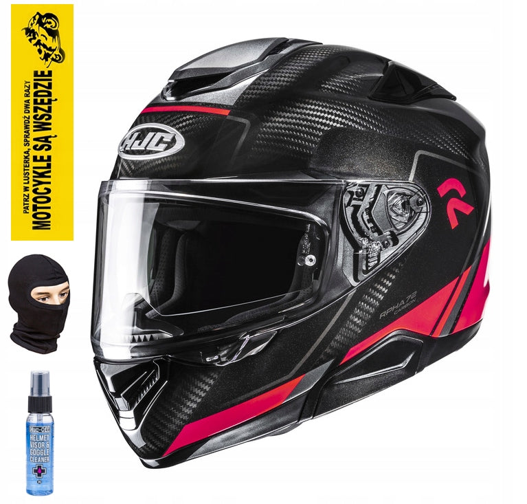 HJC MOTORCYCLE HELMET HJC RPHA72 CARBON FYNEX RED M RPHA72-CAR_FYN-MC1_M Size M
