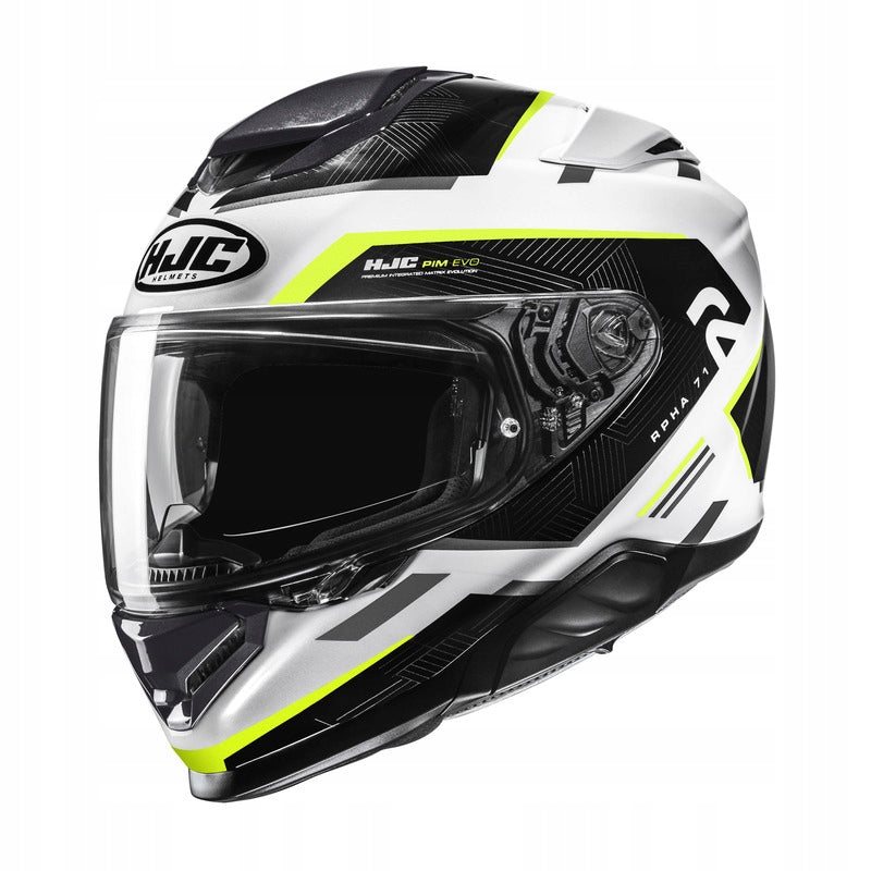 HJC MOTORCYCLE HELMET INTEGRAL BLEND PINLOCK RPHA71 ELLON BLACK/WHITE S