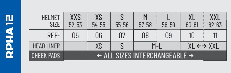 HJC RPHA12 MATTE BLACK L helmet Manufacturer's catalog number RPHA12_SOL-M-BLK_L