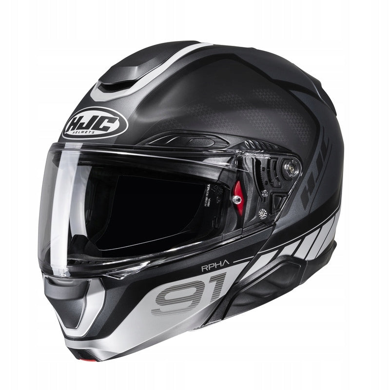 HJC RPHA91 RAFINO HELMET BLACK/GRAY (M)