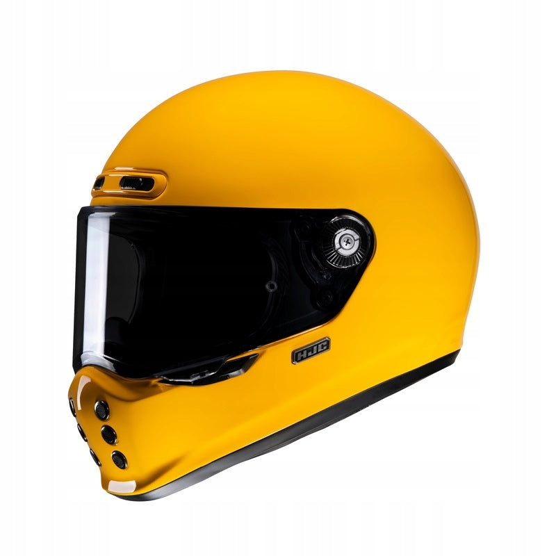 HJC V10 DEEP YELLOW INTEGRAL MOTORCYCLE HELMET