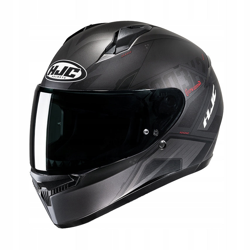HJC helmet C10 INKA black/red L