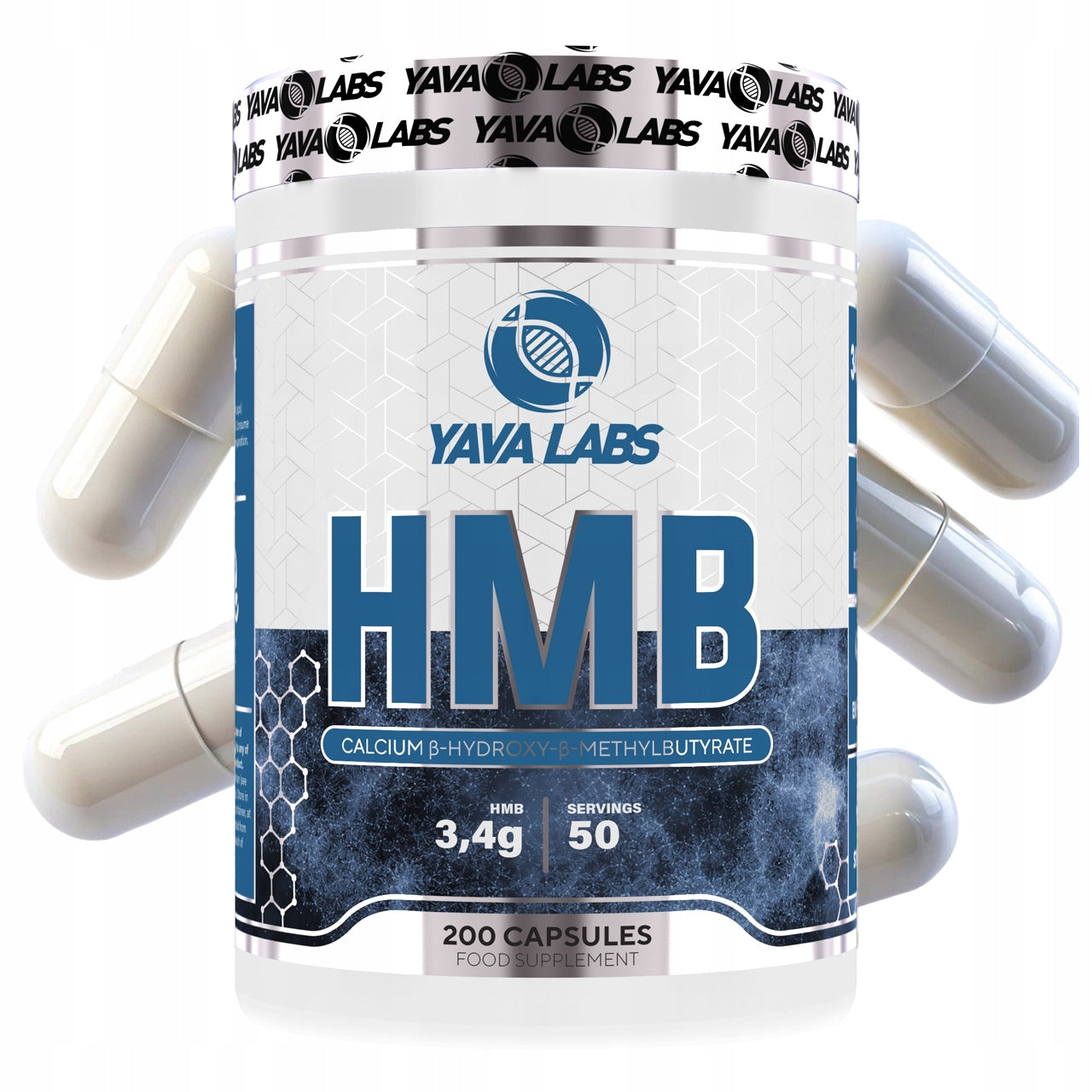 HMB 200 CAPS YAVA LABS – AMINO ACIDS FOR ATHLETES