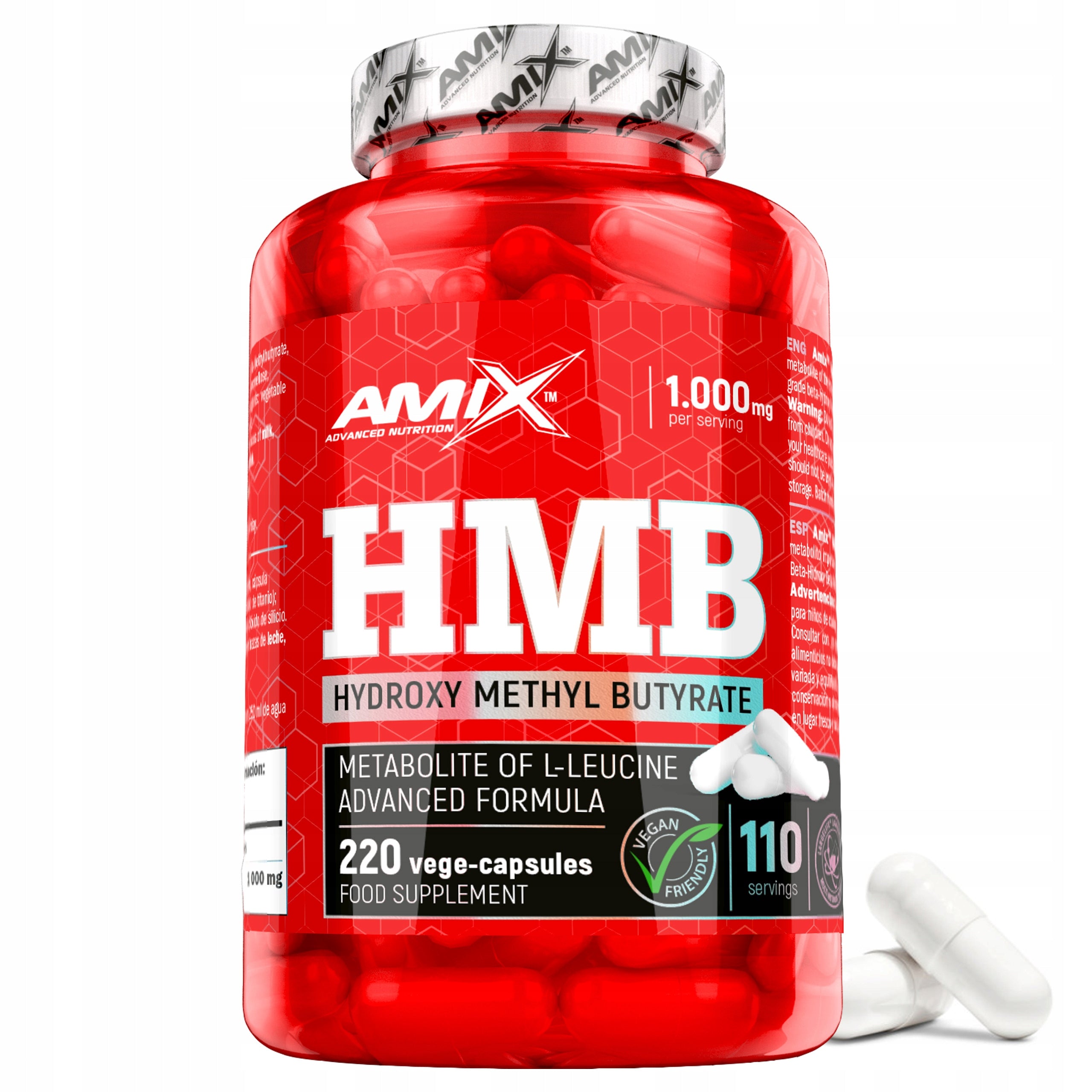 HMB 220 CAPSULES, Strong Formula 500mg Muscle Protection, Anti-Catabolic CONDITIONER